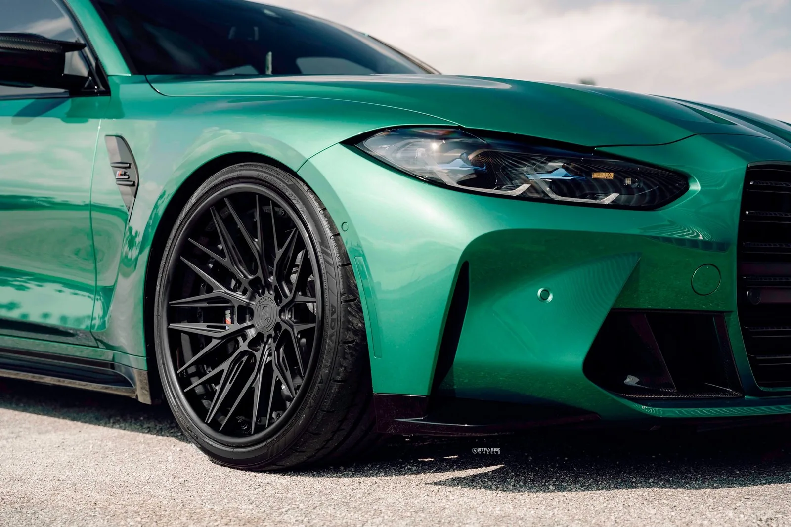Strasse SV10M-RS Deep Concave FS on BMW M3 G80.1, photo 4