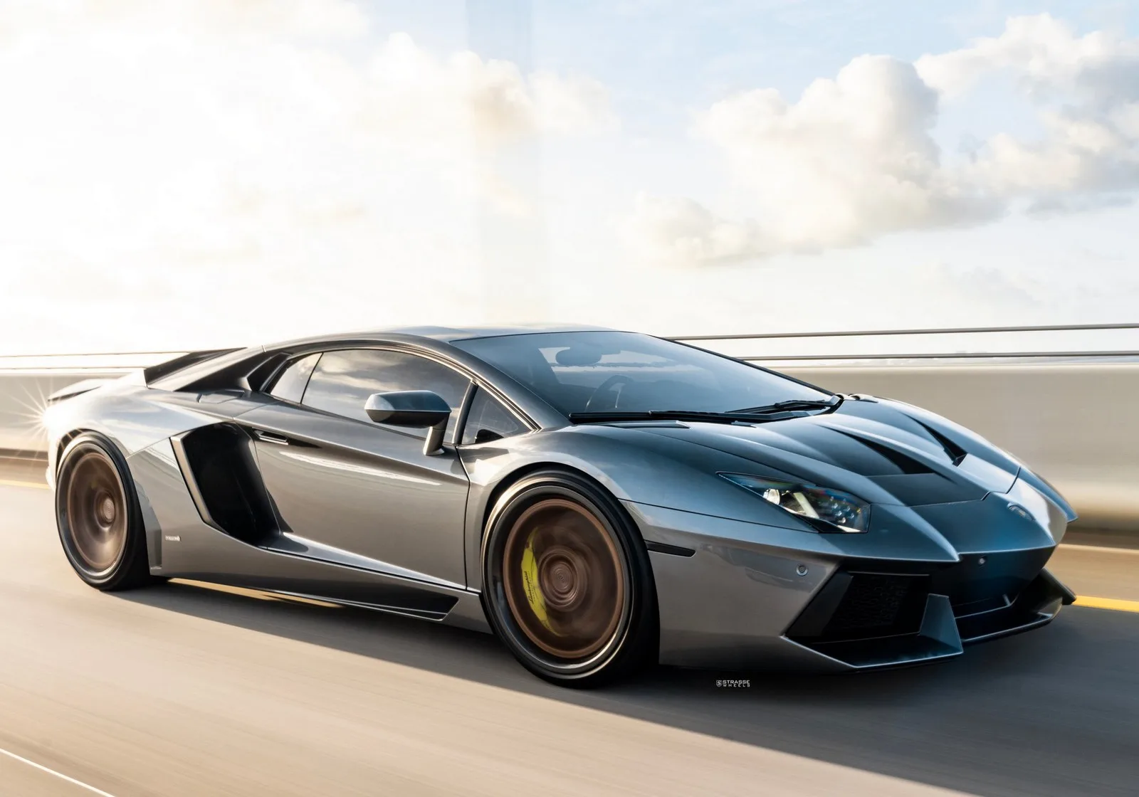 Strasse SV10M Ultralight Carbon on Lamborghini Aventador First Gen.1, photo 4