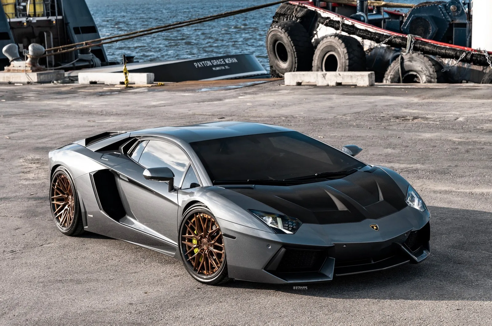 Strasse SV10M Ultralight Carbon on Lamborghini Aventador First Gen.1, photo 6