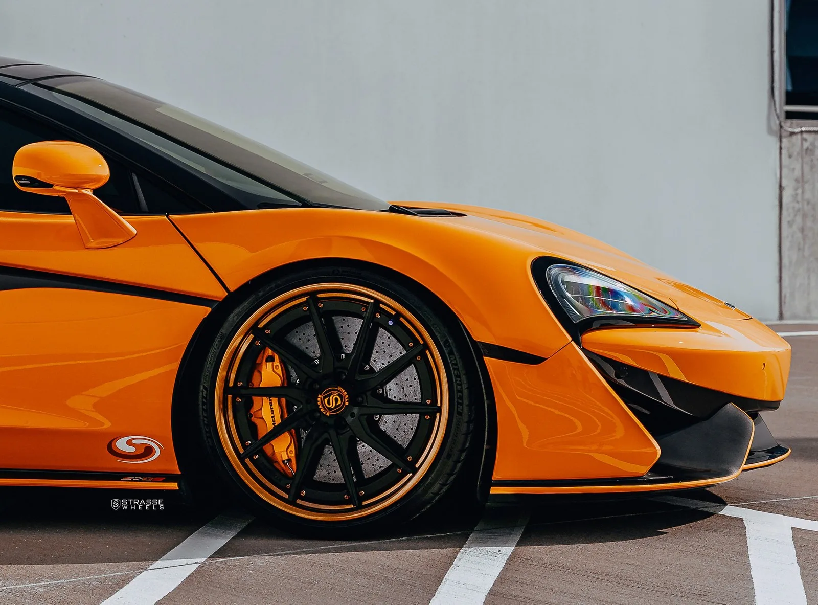 Strasse SV10T Deep Concave FS on McLaren 570S, photo 2