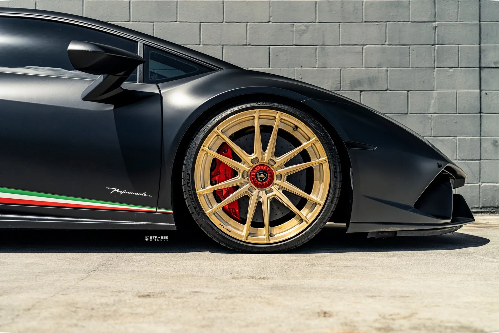 Strasse SV12 Deep Concave Duoblock on Lamborghini Huracan Performante LP 640-4 (2017-2019), photo 12