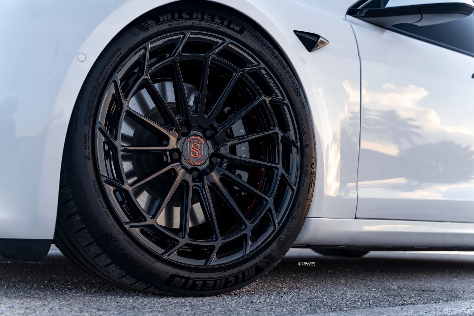 Strasse SV15 Aero Deep Concave Duoblock on Tesla Model S Facelift (2021-), photo 5