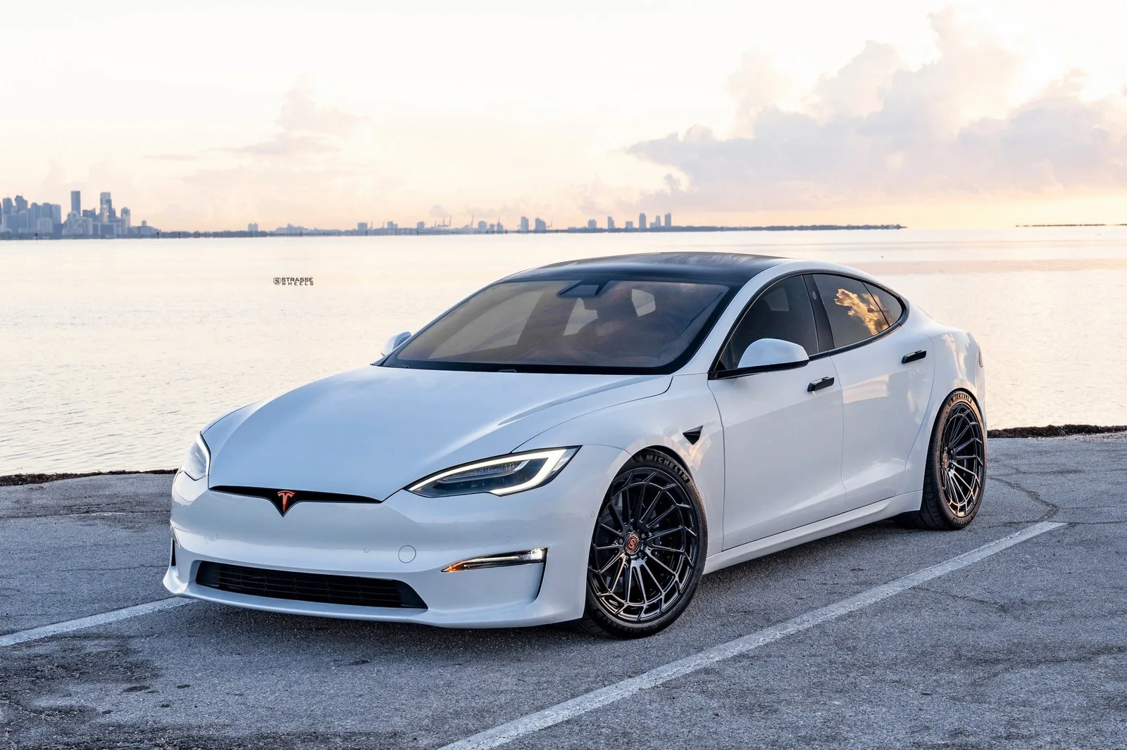 Strasse SV15 Aero Deep Concave Duoblock on Tesla Model S Facelift (2021-), photo 4