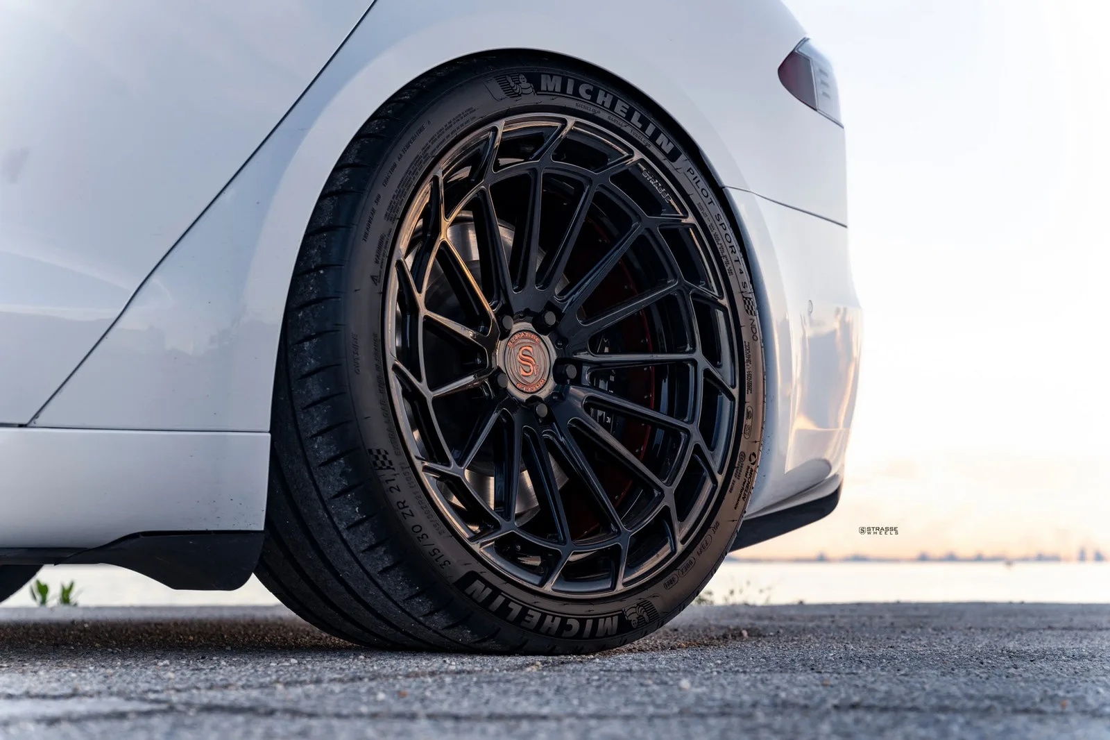 Strasse SV15 Aero Deep Concave Duoblock on Tesla Model S Facelift (2021-), photo 6