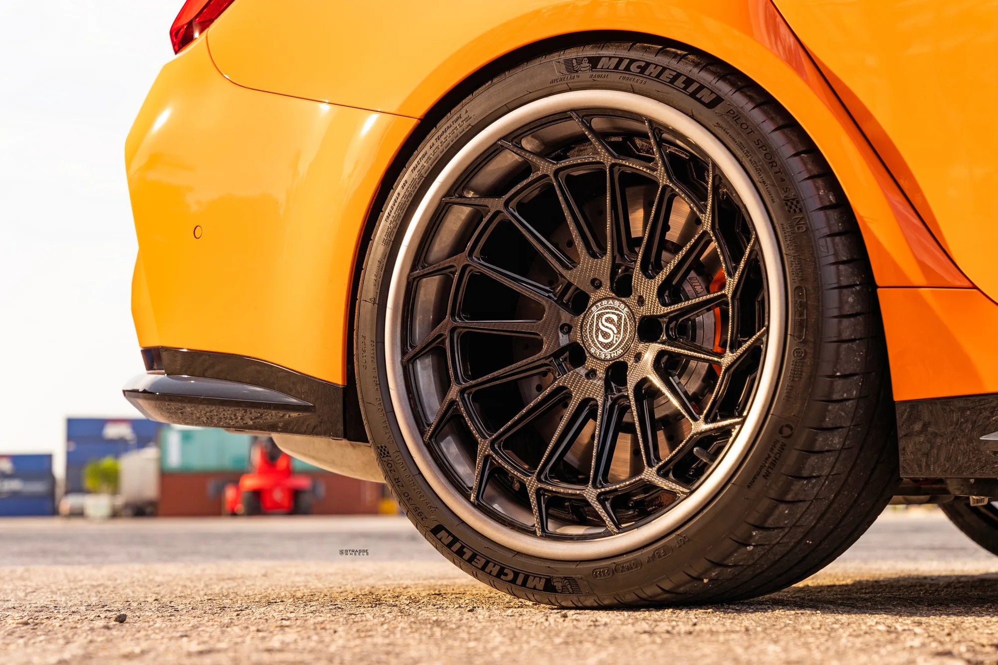 Strasse SV15FF Deep Concave FS on BMW M3 G80.1, photo 4