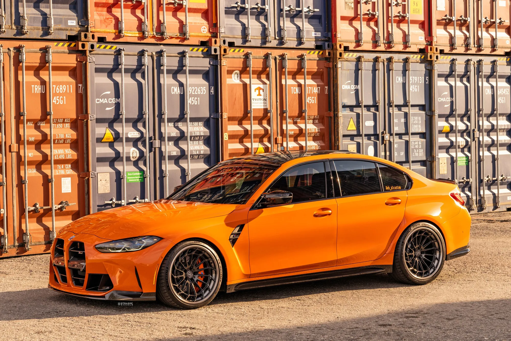 Strasse SV15FF Deep Concave FS on BMW M3 G80.1, photo 11