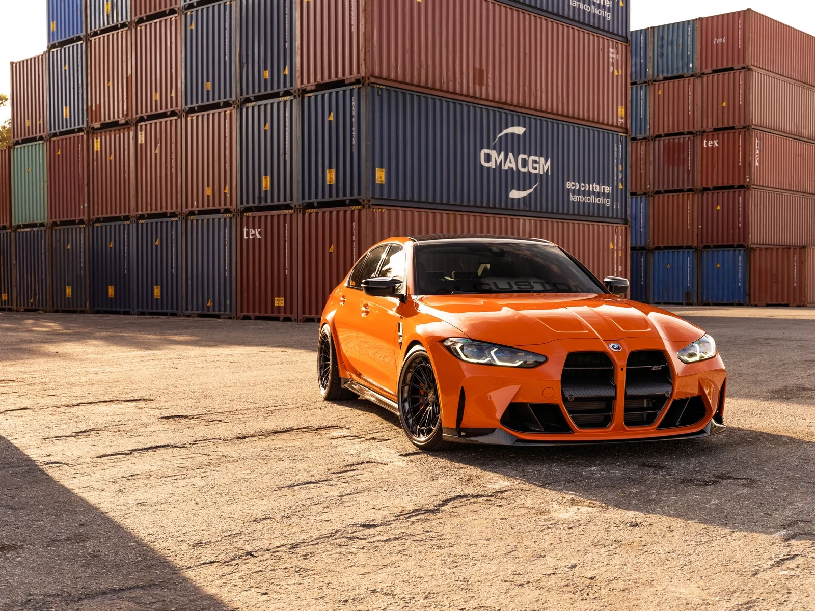 Strasse SV15FF Deep Concave FS on BMW M3 G80.1, photo 6