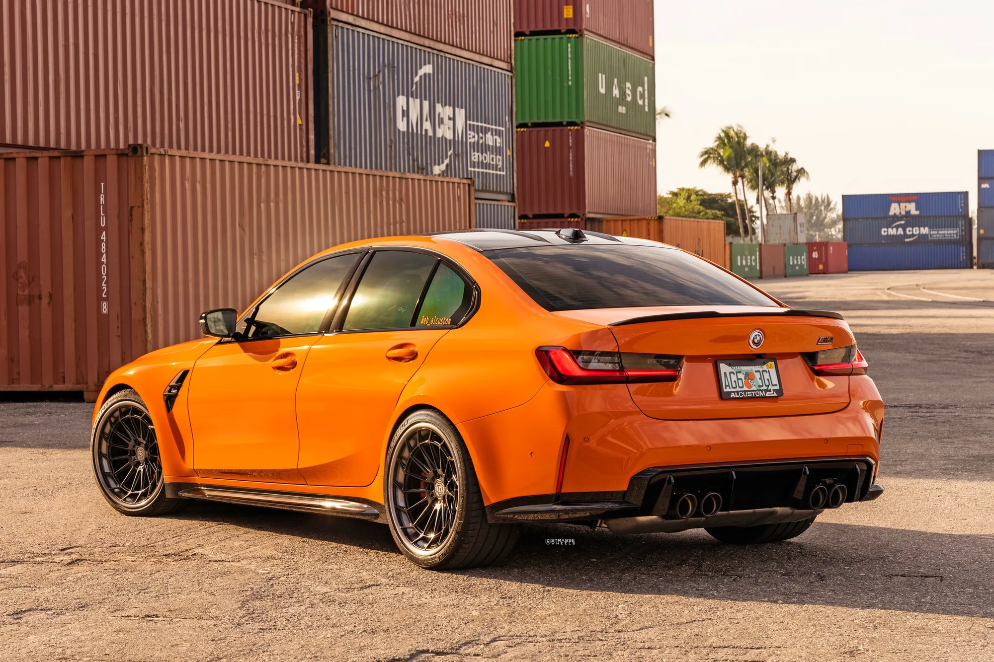 Strasse SV15FF Deep Concave FS on BMW M3 G80.1, photo 3