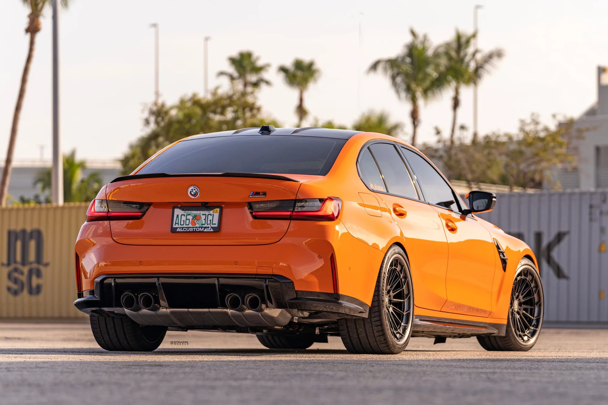 Strasse SV15FF Deep Concave FS on BMW M3 G80.1, photo 5