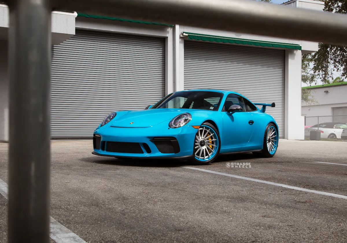 Strasse SV15T Deep Concave FS on Porsche 911 991.1