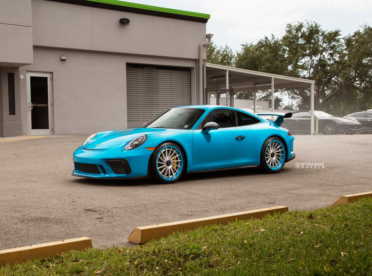 Strasse SV15T Deep Concave FS on Porsche 911 991.1, photo 3