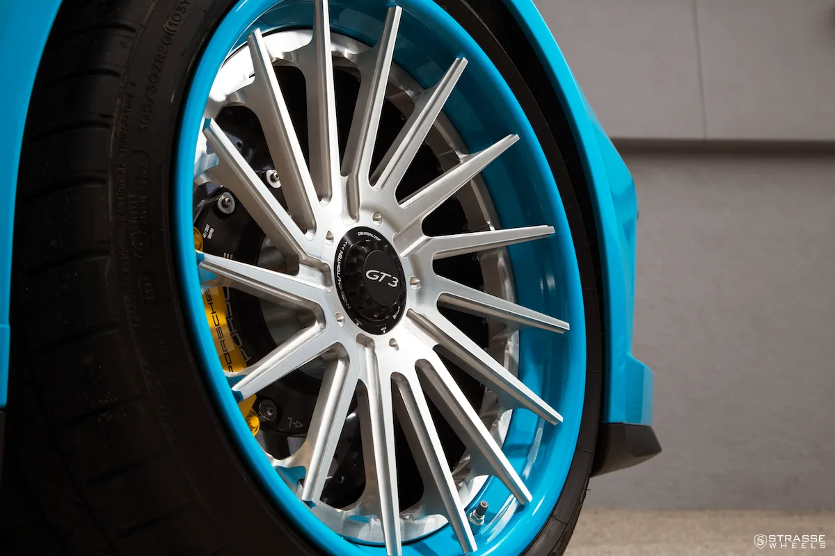 Strasse SV15T Deep Concave FS on Porsche 911 991.1, photo 7