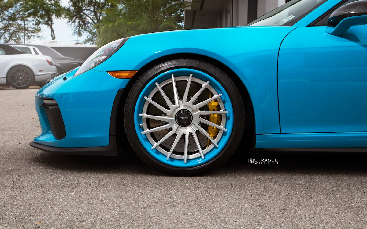 Strasse SV15T Deep Concave FS on Porsche 911 991.1, photo 6