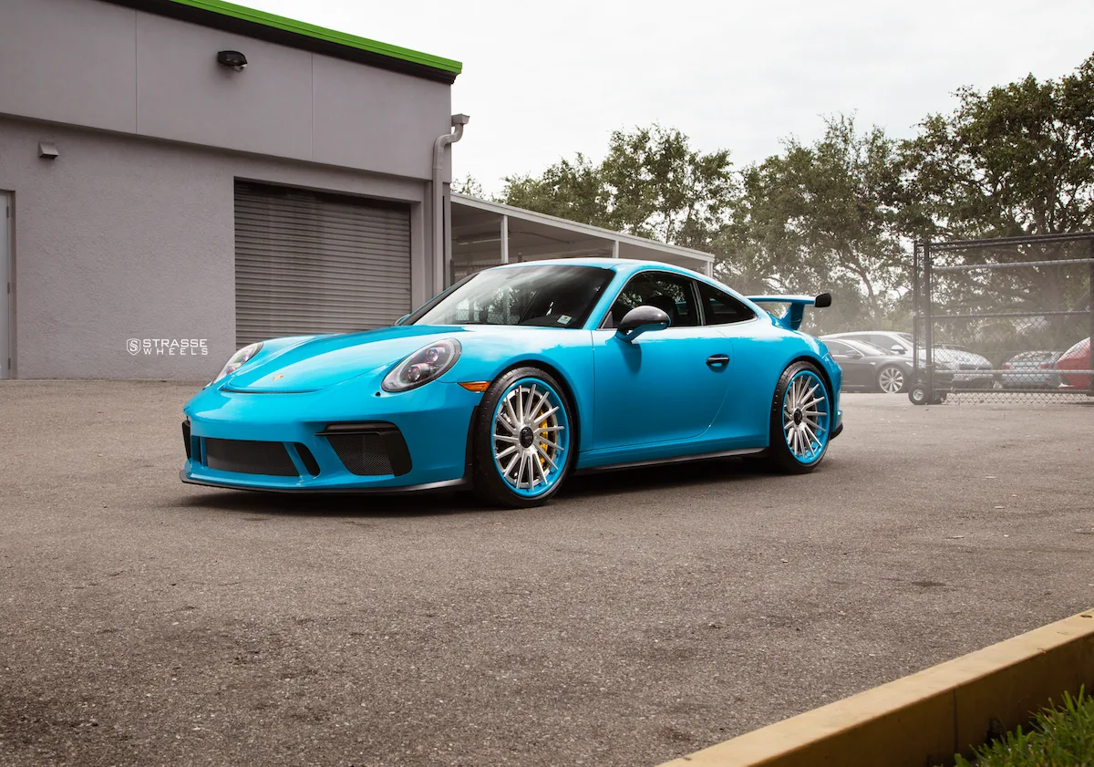 Strasse SV15T Deep Concave FS on Porsche 911 991.1, photo 9