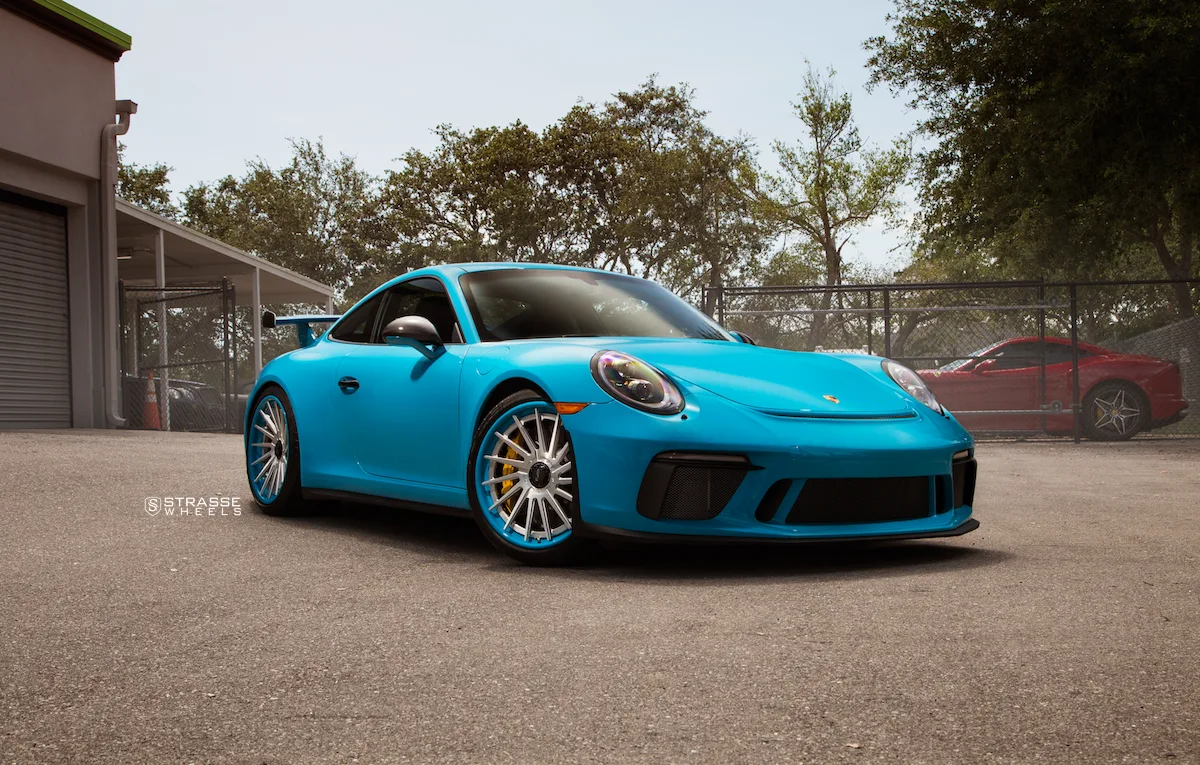 Strasse SV15T Deep Concave FS on Porsche 911 991.1, photo 4