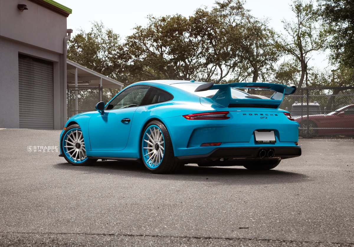 Strasse SV15T Deep Concave FS on Porsche 911 991.1, photo 8