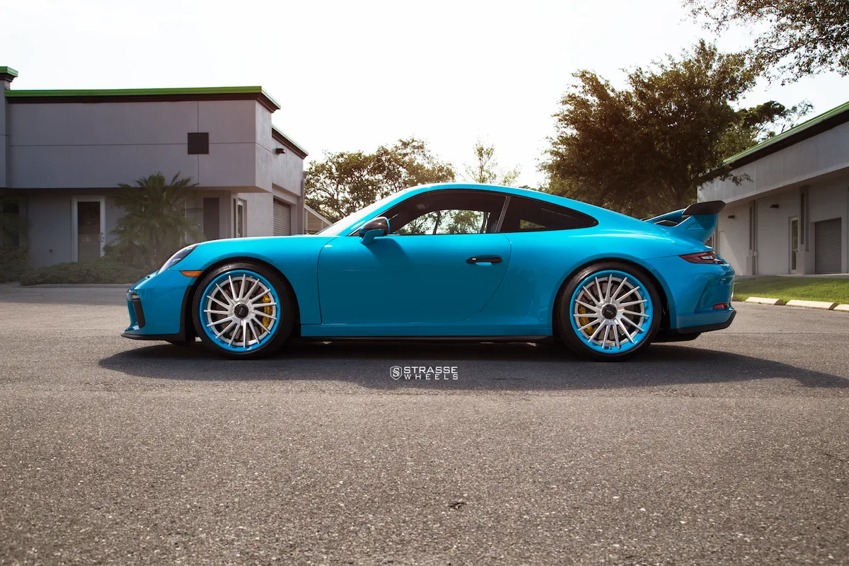 Strasse SV15T Deep Concave FS on Porsche 911 991.1, photo 5