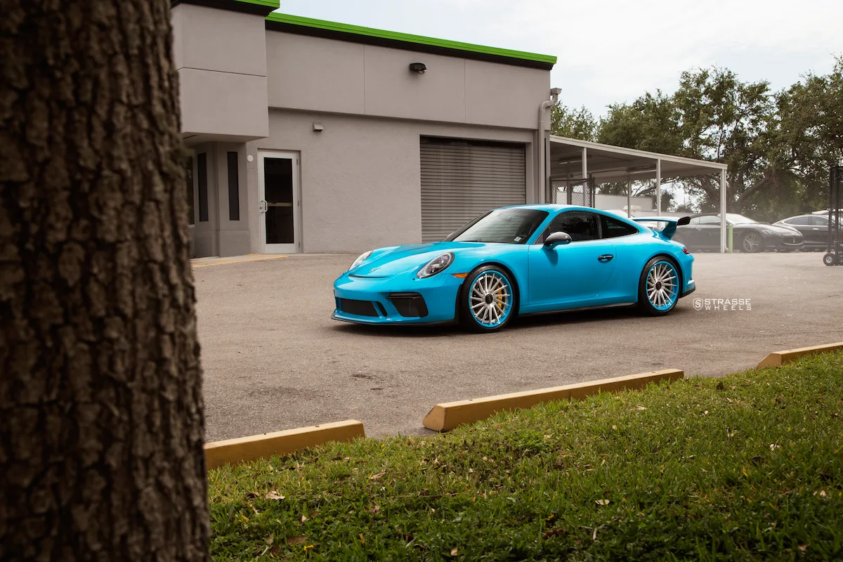 Strasse SV15T Deep Concave FS on Porsche 911 991.1, photo 12
