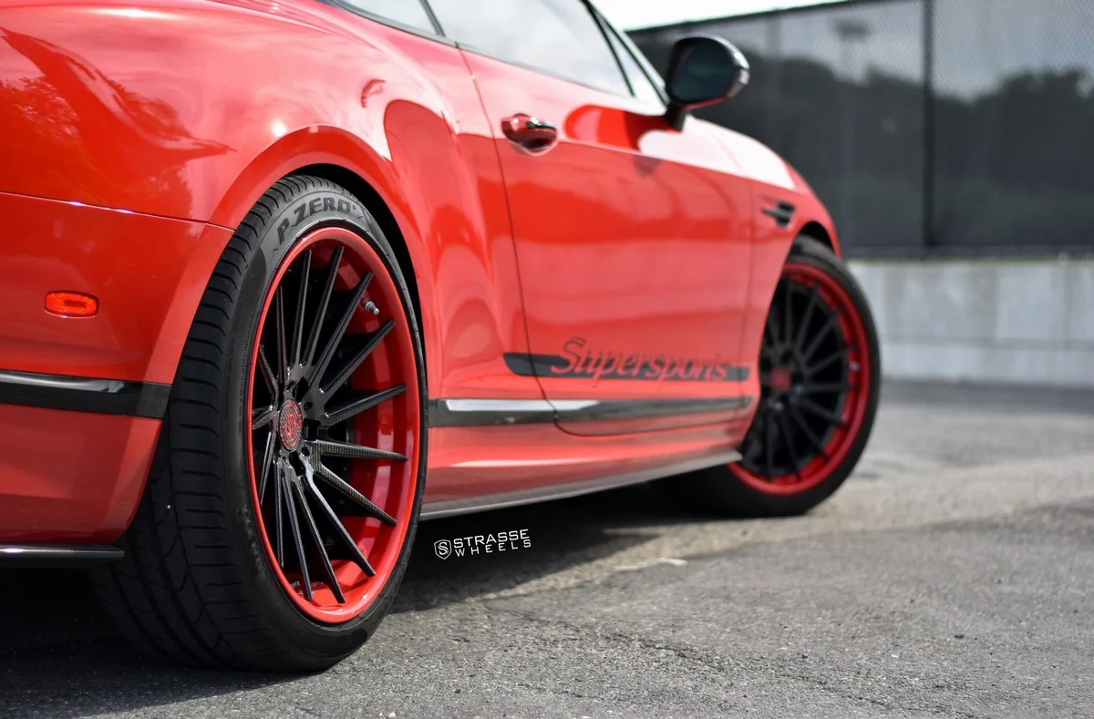 Strasse SV15T Deep Concave FS on Bentley Continental GT 2nd gen, photo 10
