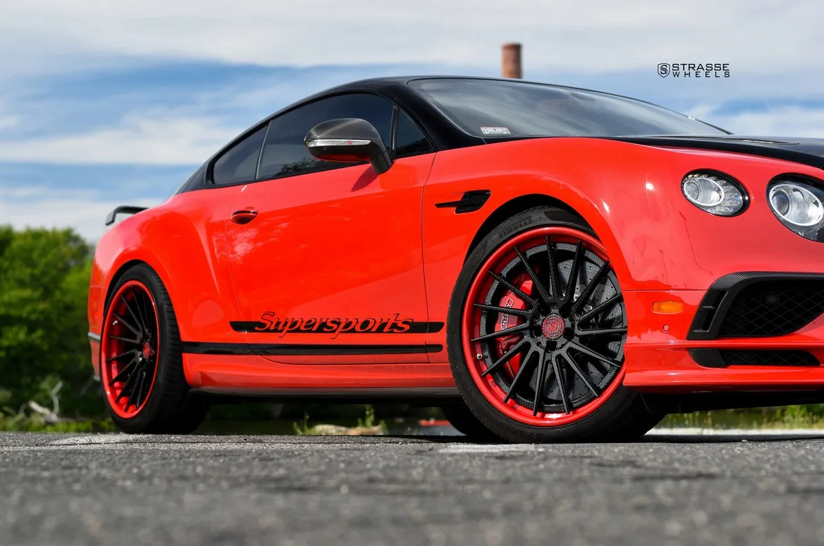 Strasse SV15T Deep Concave FS on Bentley Continental GT 2nd gen, photo 12