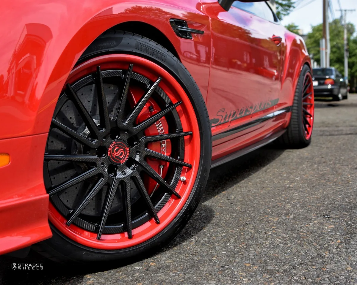 Strasse SV15T Deep Concave FS on Bentley Continental GT 2nd gen, photo 4