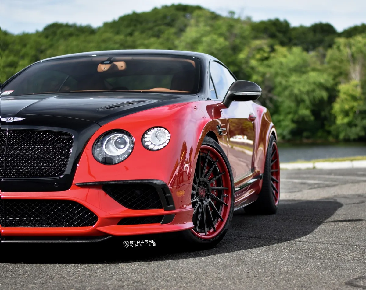 Strasse SV15T Deep Concave FS on Bentley Continental GT 2nd gen, photo 3
