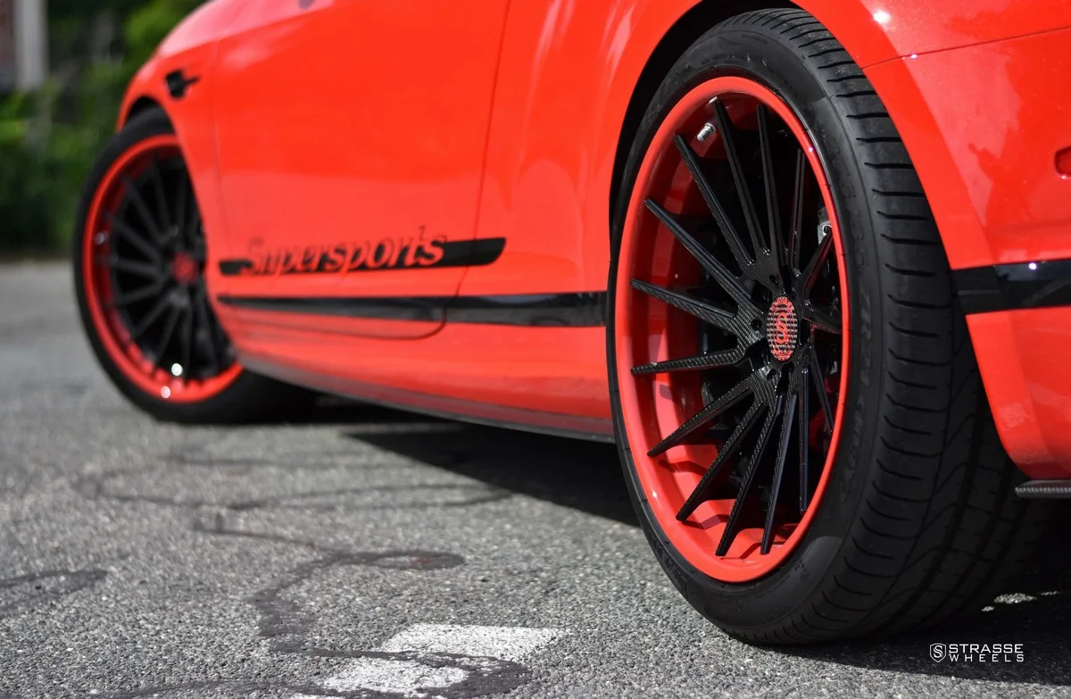 Strasse SV15T Deep Concave FS on Bentley Continental GT 2nd gen, photo 11