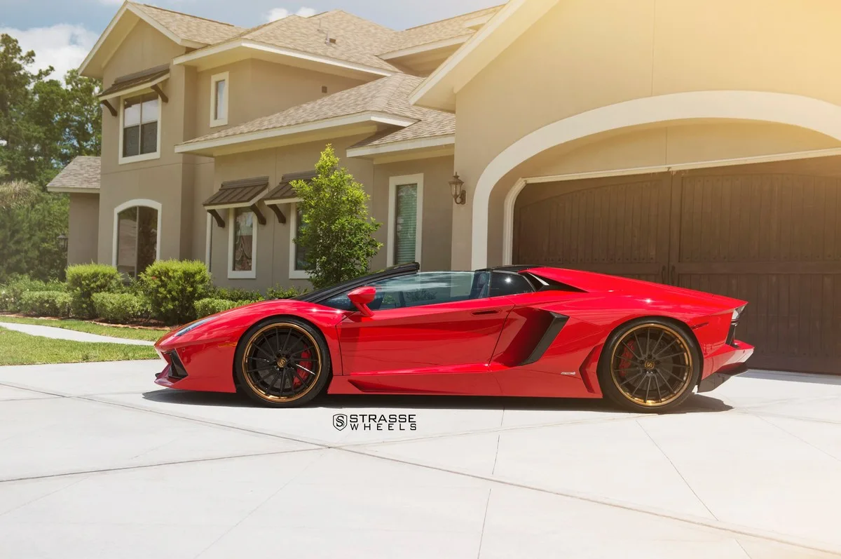 Strasse SV15T Deep Concave FS on Lamborghini Aventador First Gen.1, photo 9
