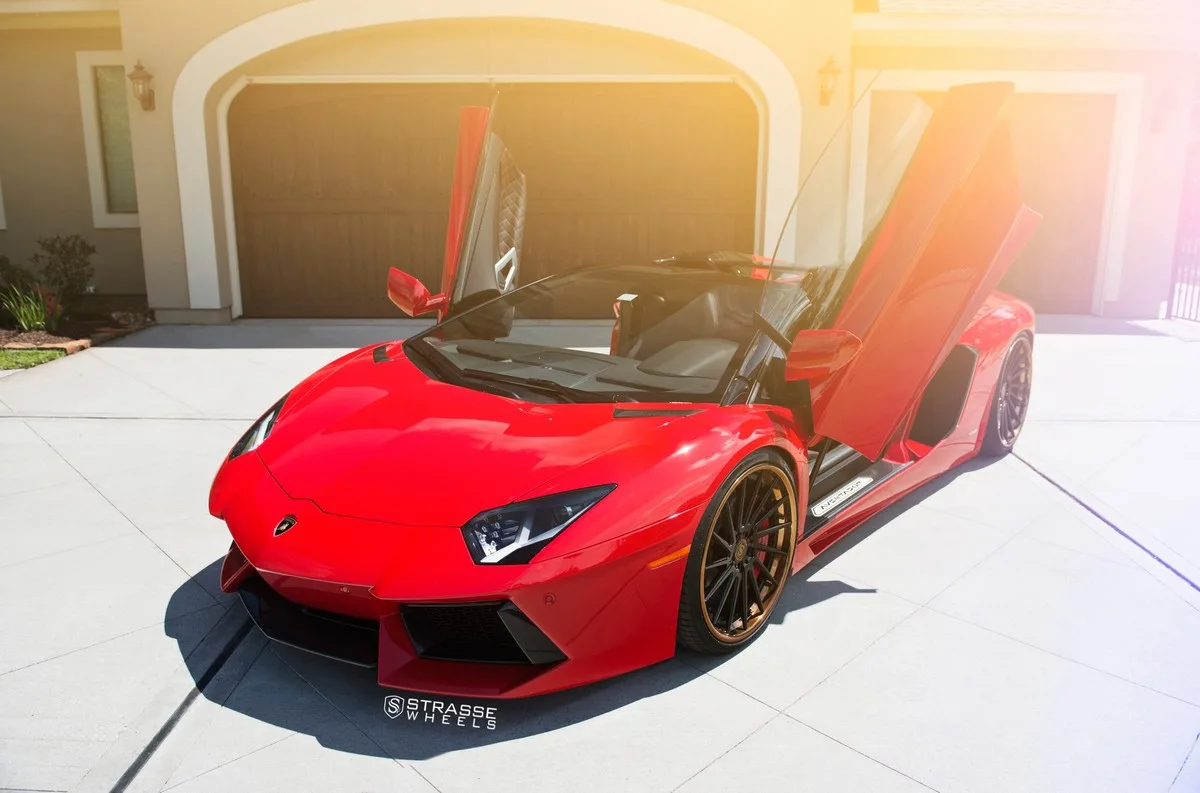 Strasse SV15T Deep Concave FS on Lamborghini Aventador First Gen.1, photo 3