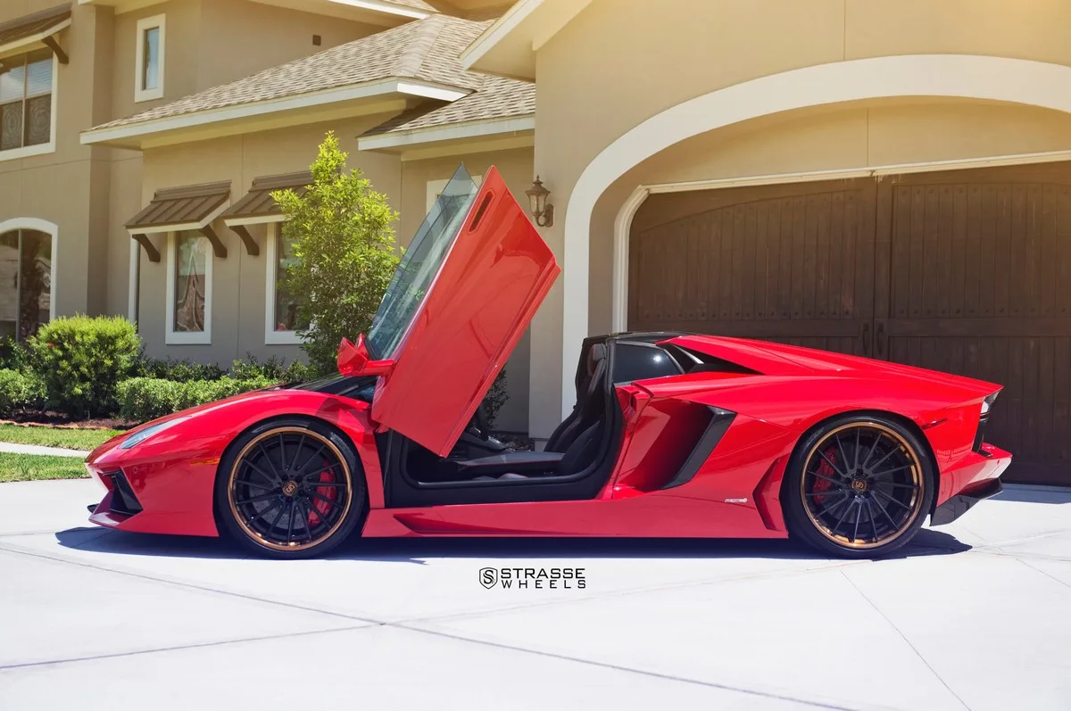 Strasse SV15T Deep Concave FS on Lamborghini Aventador First Gen.1, photo 7