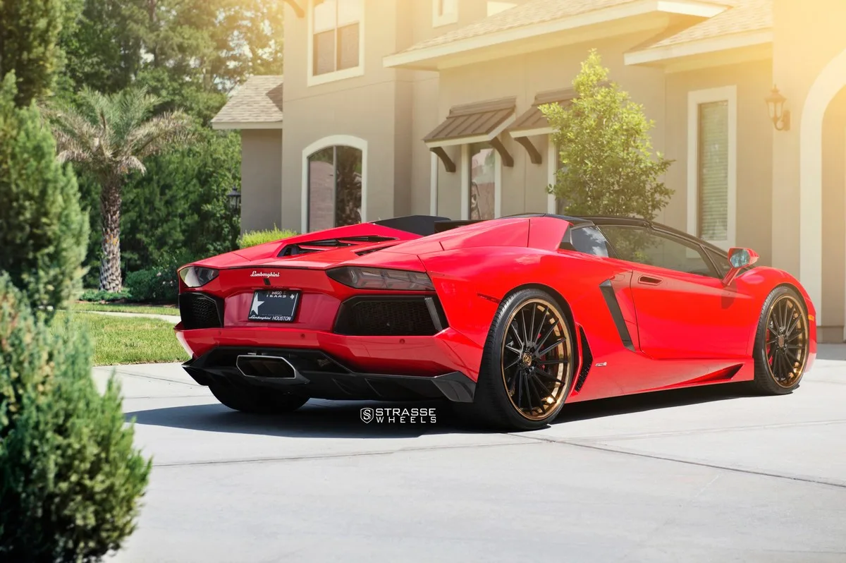 Strasse SV15T Deep Concave FS on Lamborghini Aventador First Gen.1, photo 8