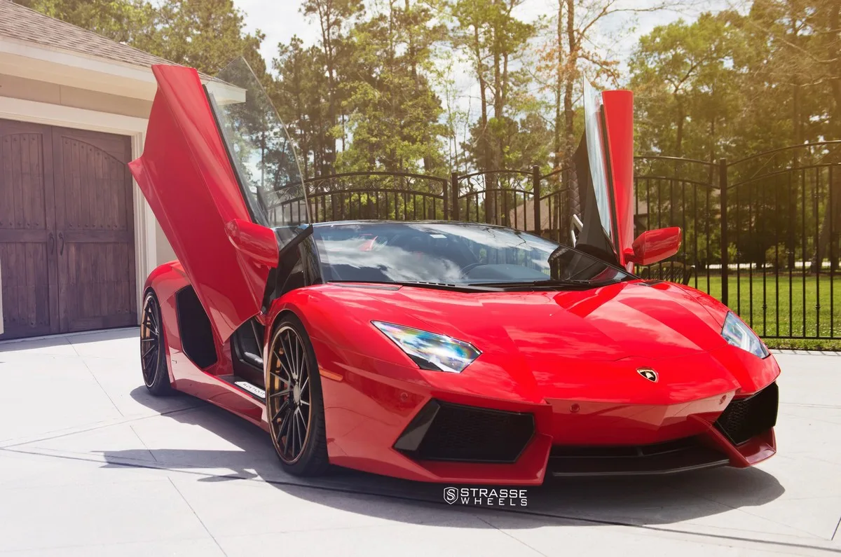 Strasse SV15T Deep Concave FS on Lamborghini Aventador First Gen.1, photo 6