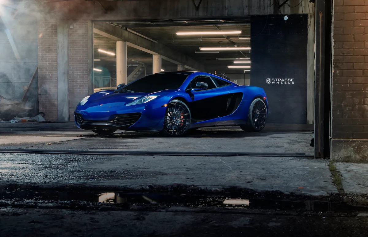 Strasse SV15T Deep Concave Monoblock on McLaren MP4-12C