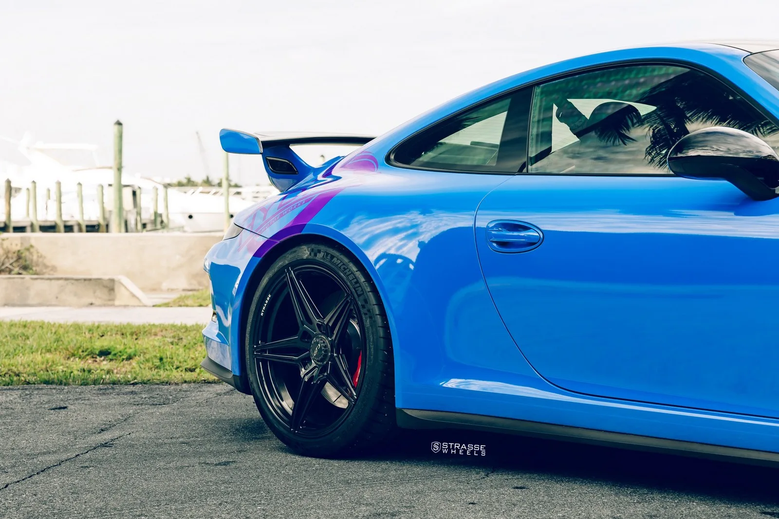 Strasse SV2 Deep Concave Monoblock on Porsche 911 991.1, photo 9