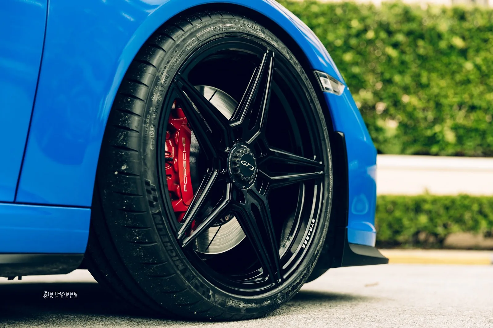 Strasse SV2 Deep Concave Monoblock on Porsche 911 991.1, photo 5