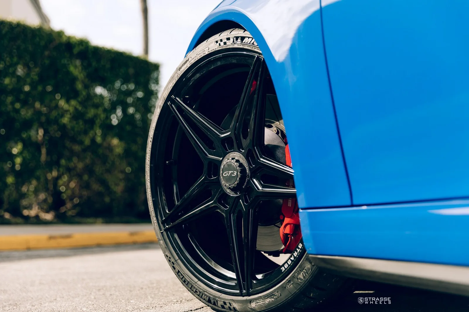 Strasse SV2 Deep Concave Monoblock on Porsche 911 991.1, photo 10