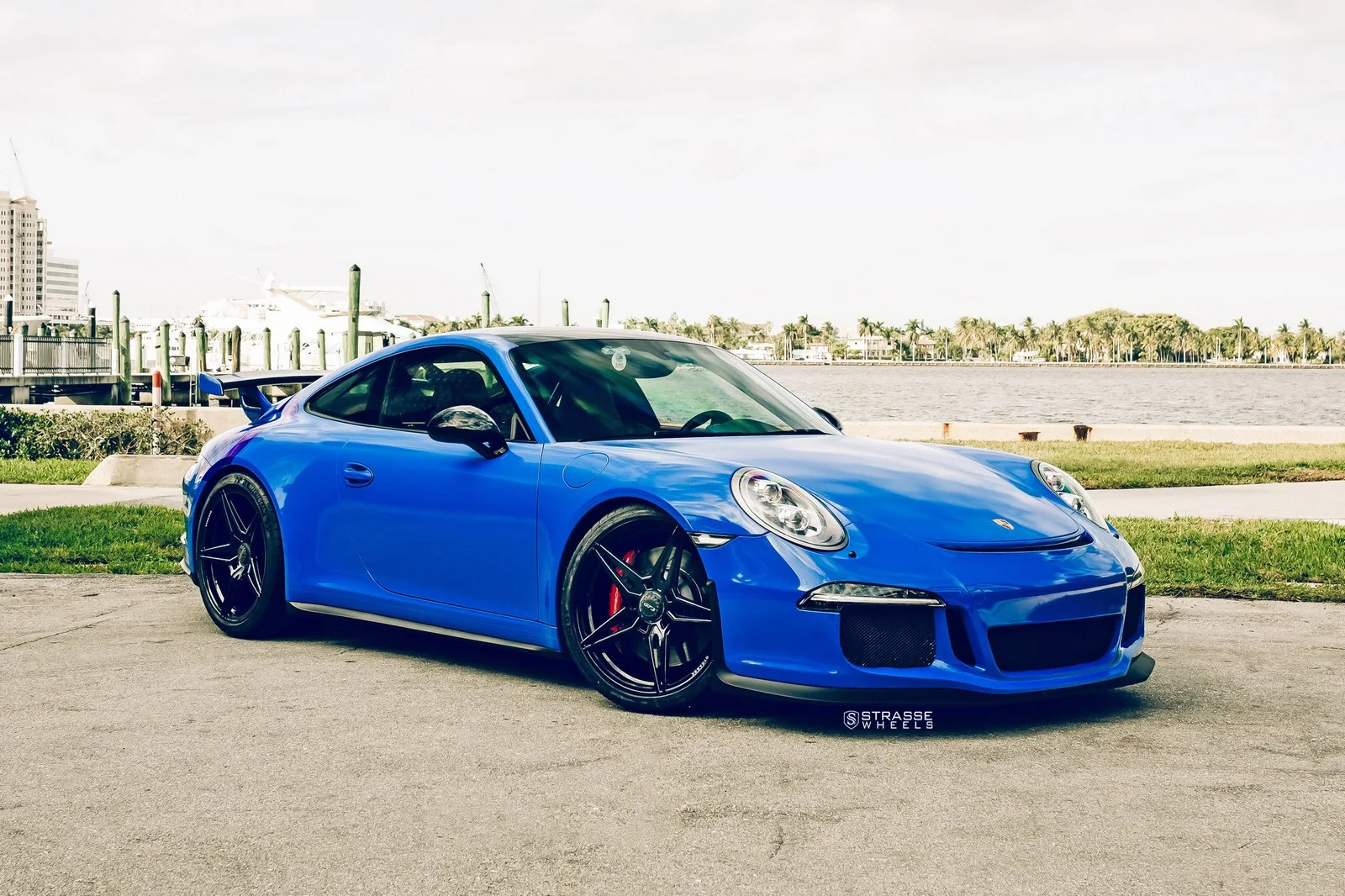 Strasse SV2 Deep Concave Monoblock on Porsche 911 991.1