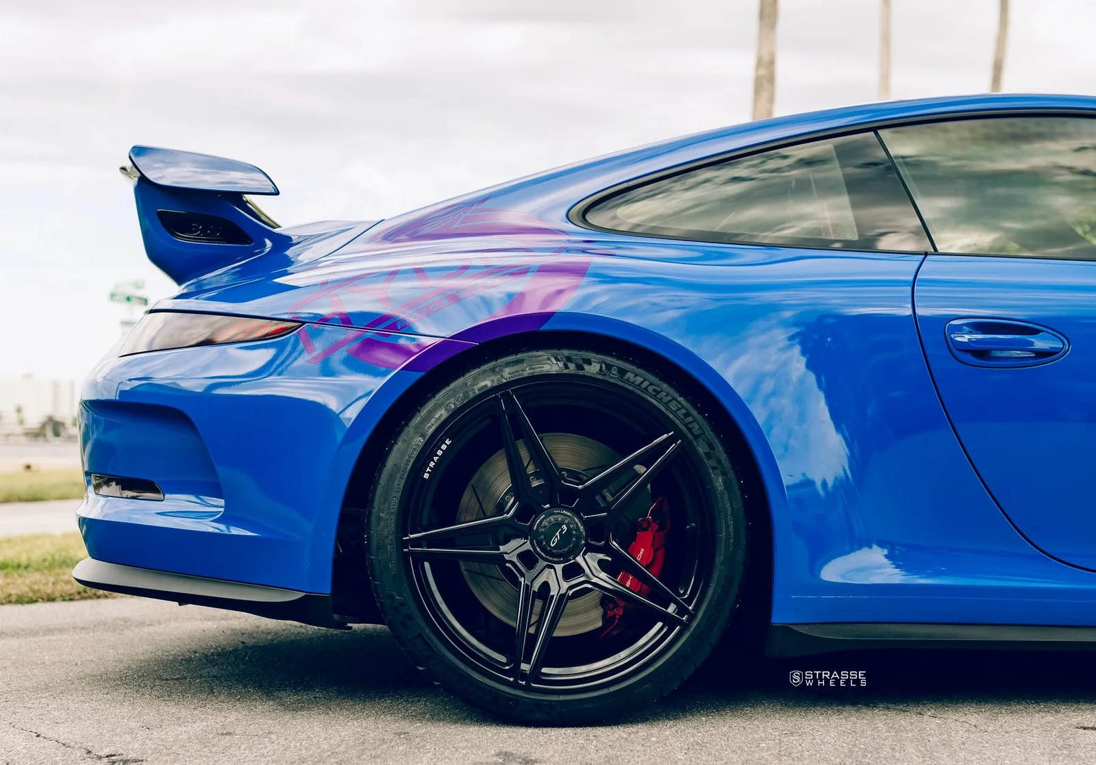 Strasse SV2 Deep Concave Monoblock on Porsche 911 991.1, photo 7