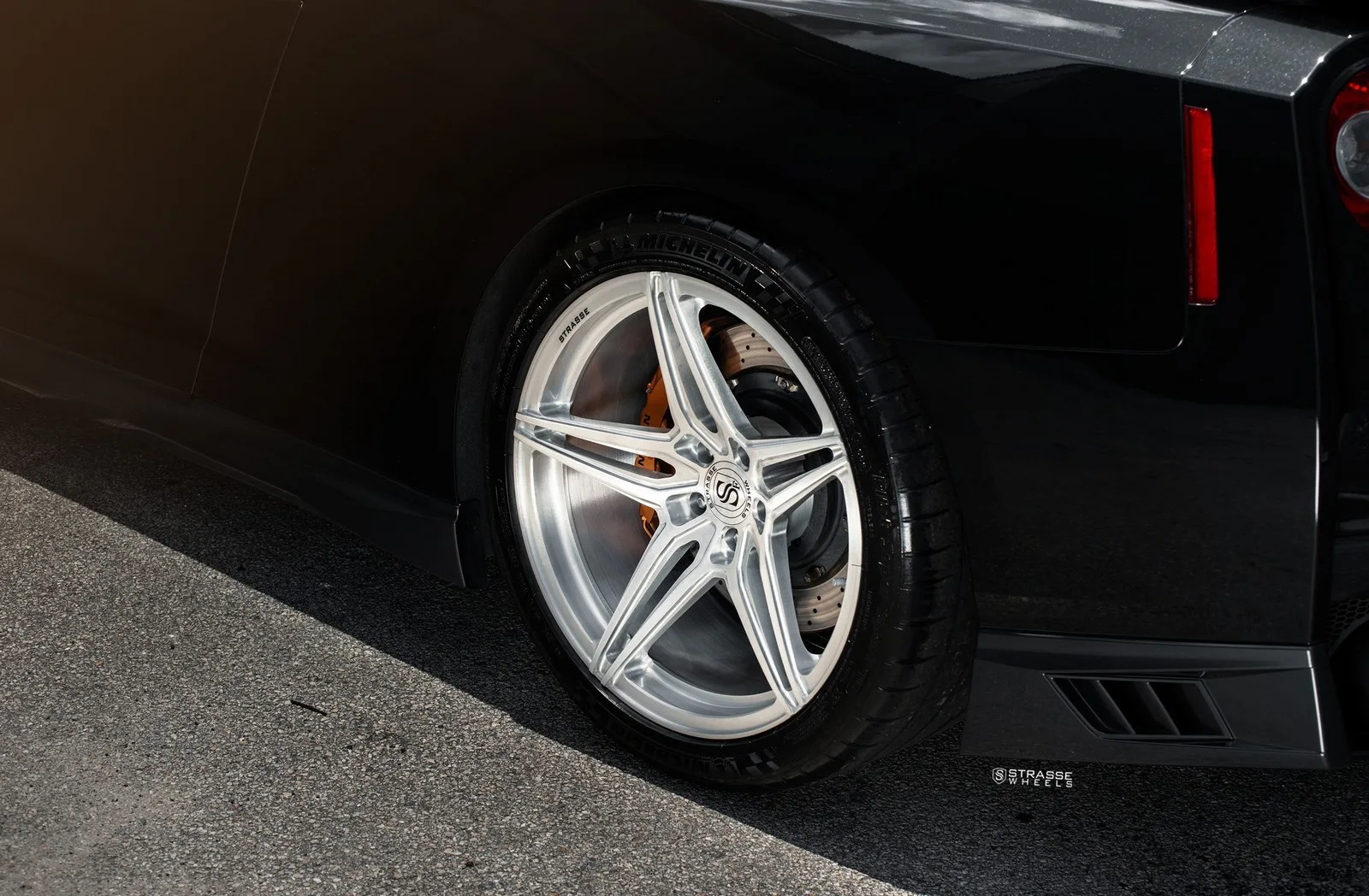 Strasse SV2 Deep Concave Monoblocks on Nissan GT-R R35.1, photo 6