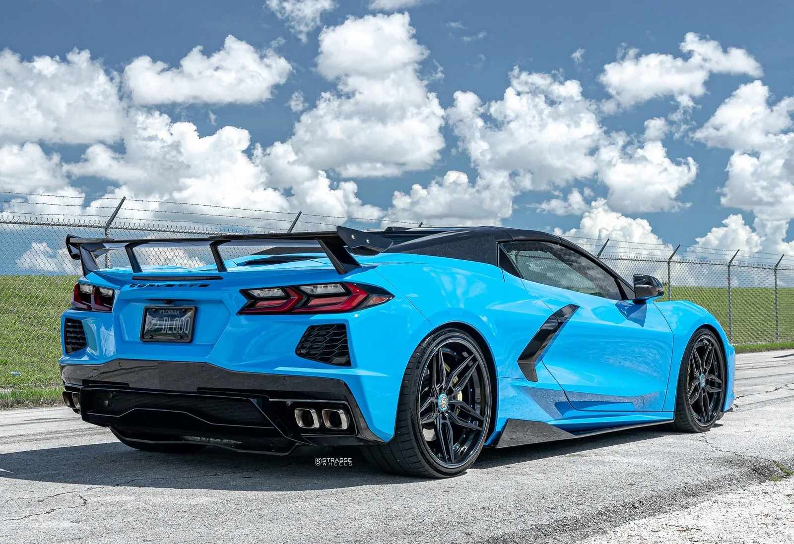 Strasse SV2-RS Deep Concave FS on Chevrolet Corvette C8, photo 10