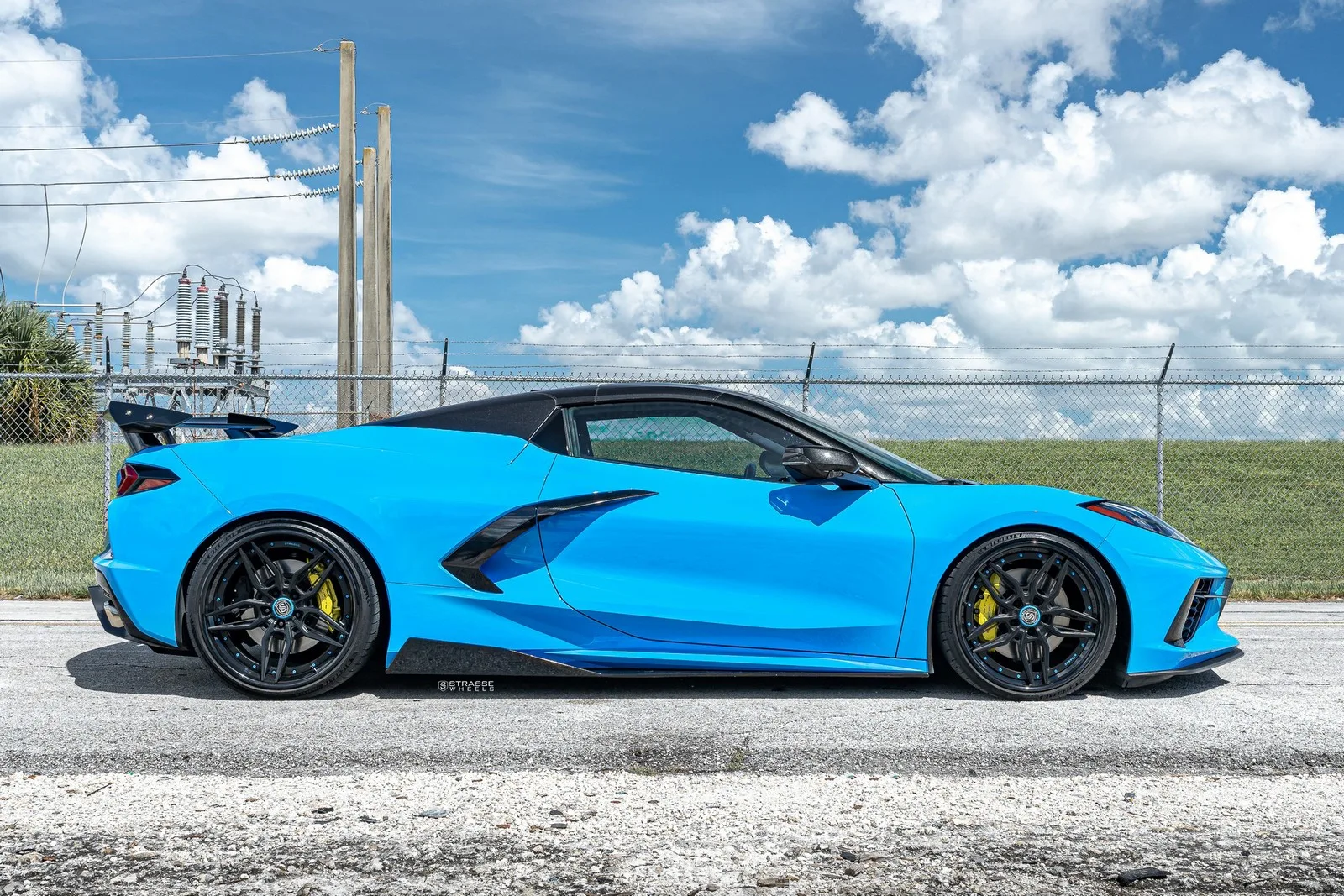 Strasse SV2-RS Deep Concave FS on Chevrolet Corvette C8, photo 8