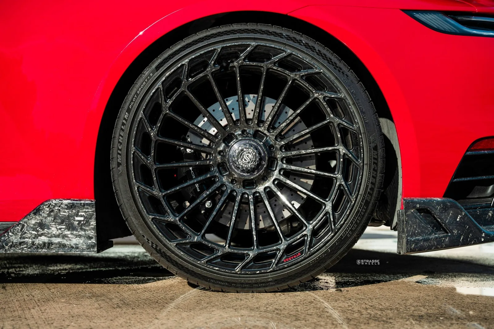Strasse SV20FF Aero Duoblock on Porsche 911 992.1, photo 11