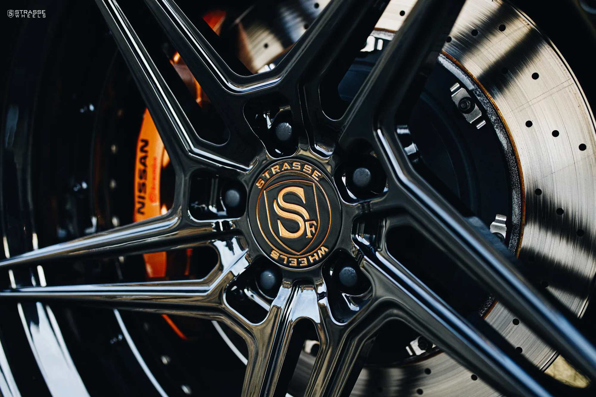 Strasse SV2T Deep Concave FS on Nissan GT-R R35.1, photo 4