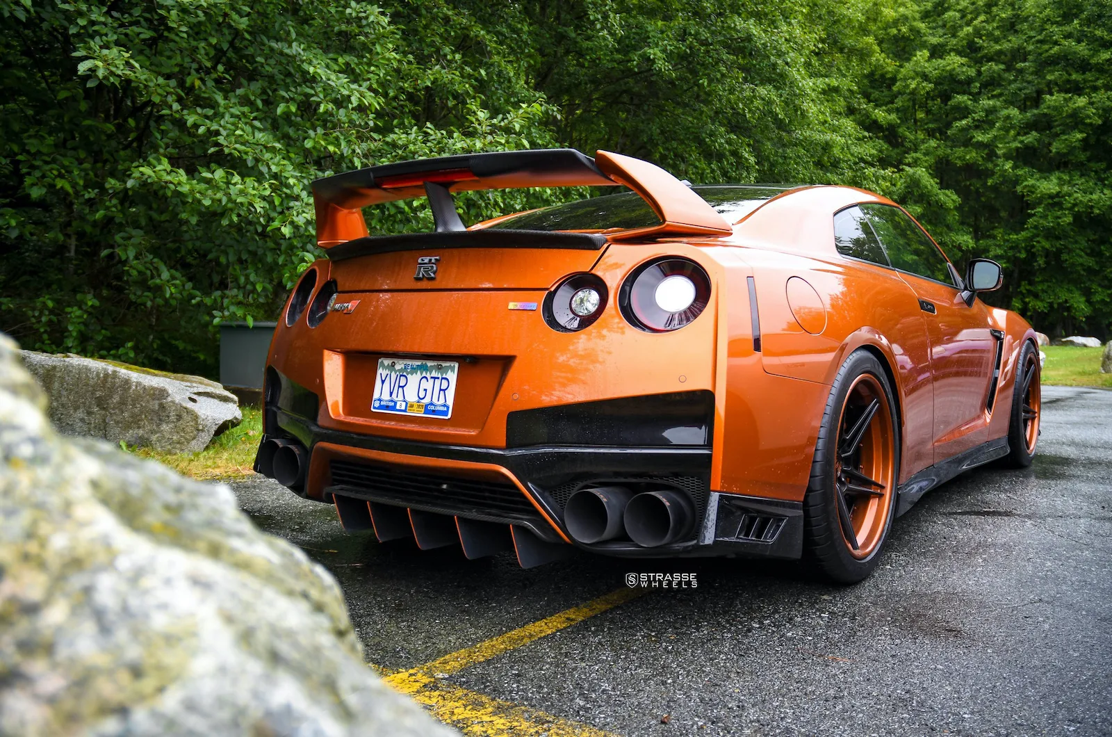 Strasse SV2T Deep Concave FS on Nissan GT-R R35.2, photo 8