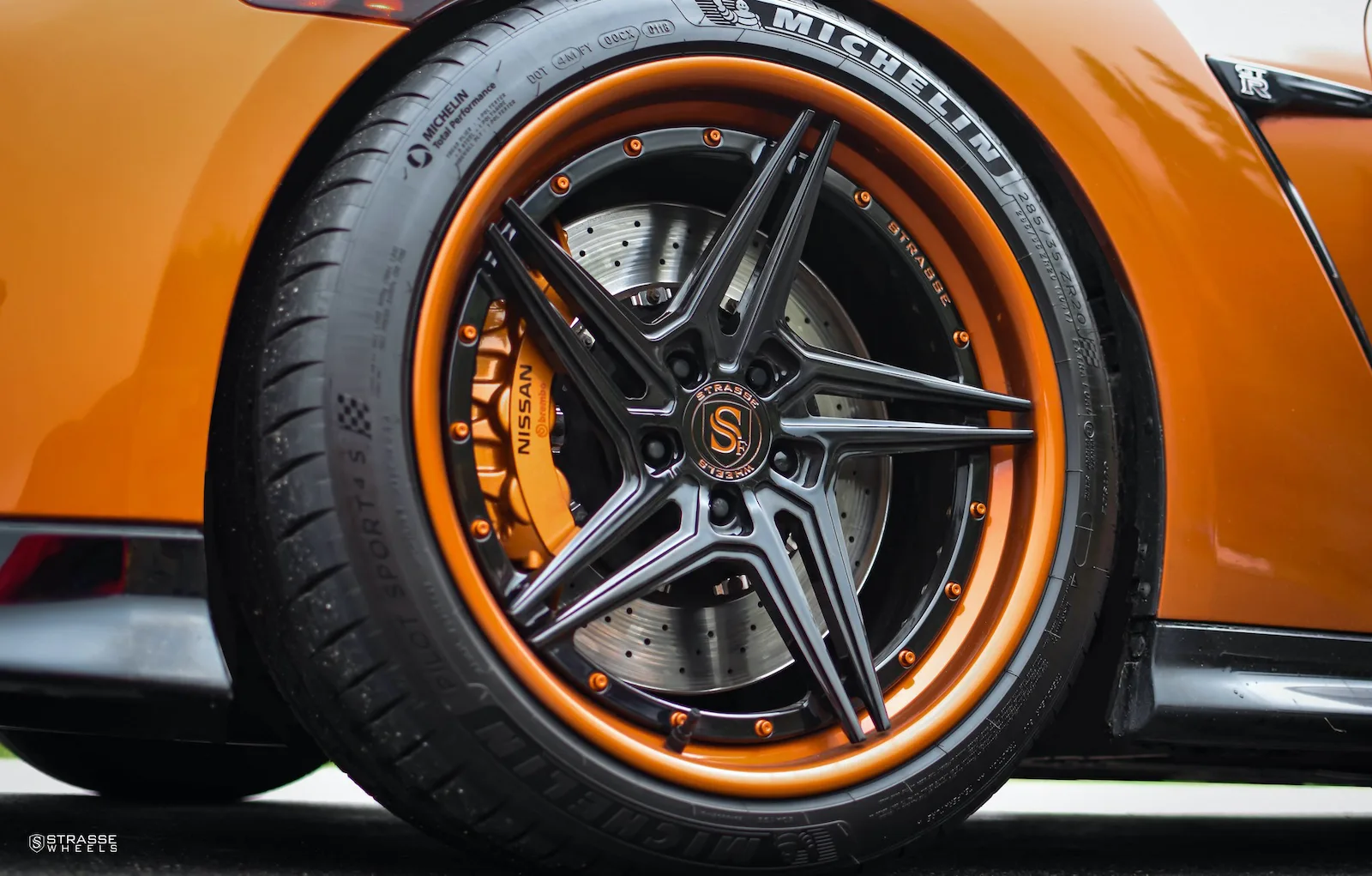 Strasse SV2T Deep Concave FS on Nissan GT-R R35.2, photo 12