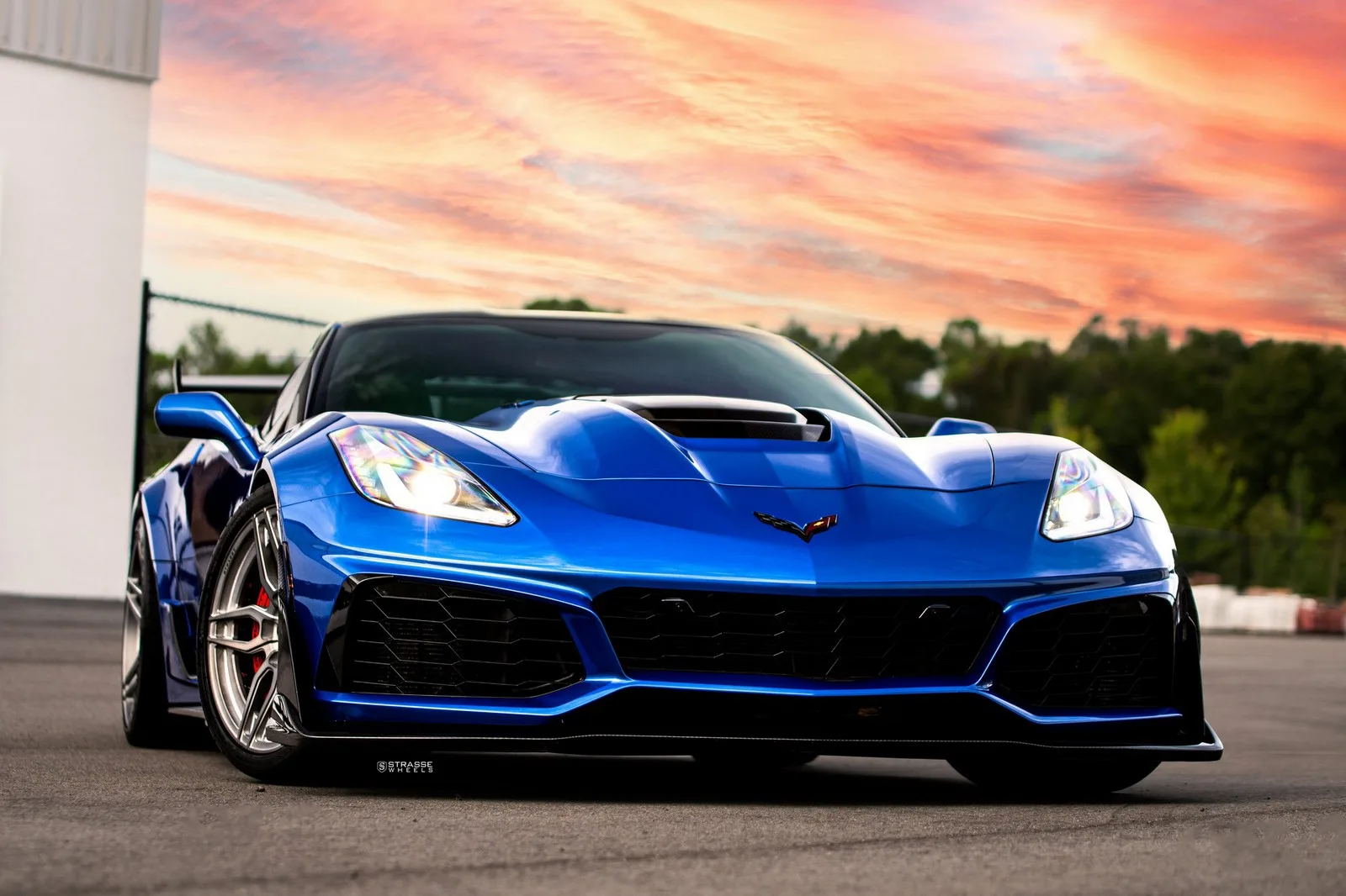 Strasse SV4 Deep Concave Duoblock on Chevrolet Corvette C7, photo 7