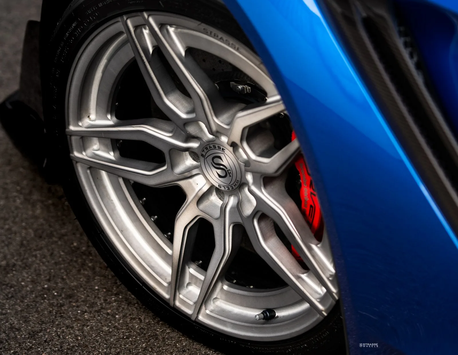 Strasse SV4 Deep Concave Duoblock on Chevrolet Corvette C7, photo 4