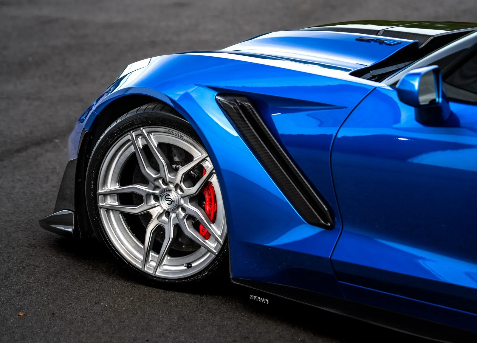 Strasse SV4 Deep Concave Duoblock on Chevrolet Corvette C7, photo 3