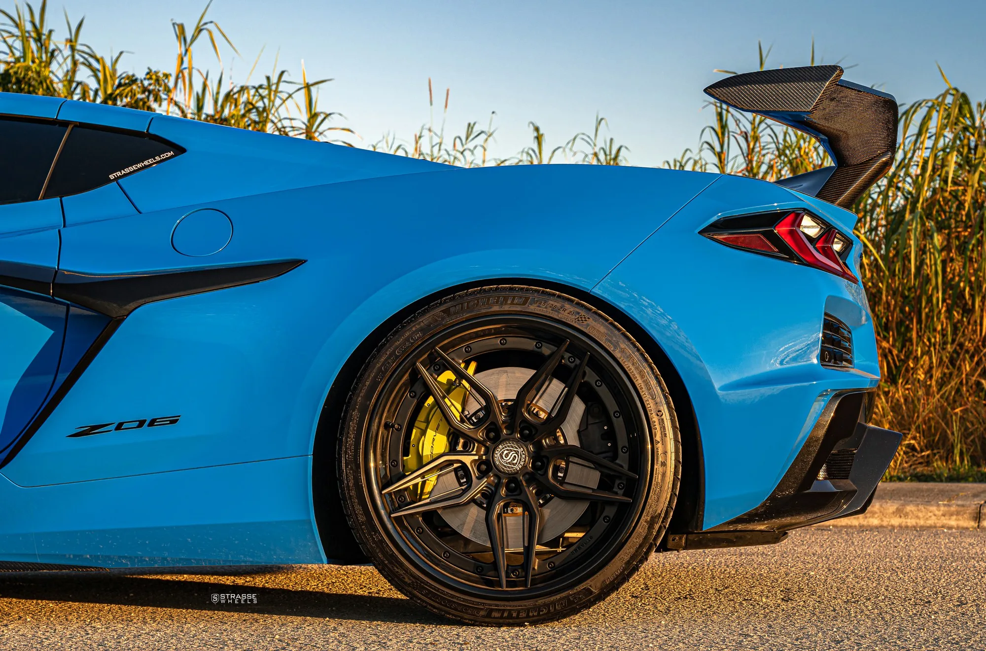 Strasse SV4-RS Deep Concave FS on Chevrolet Corvette C8, photo 9