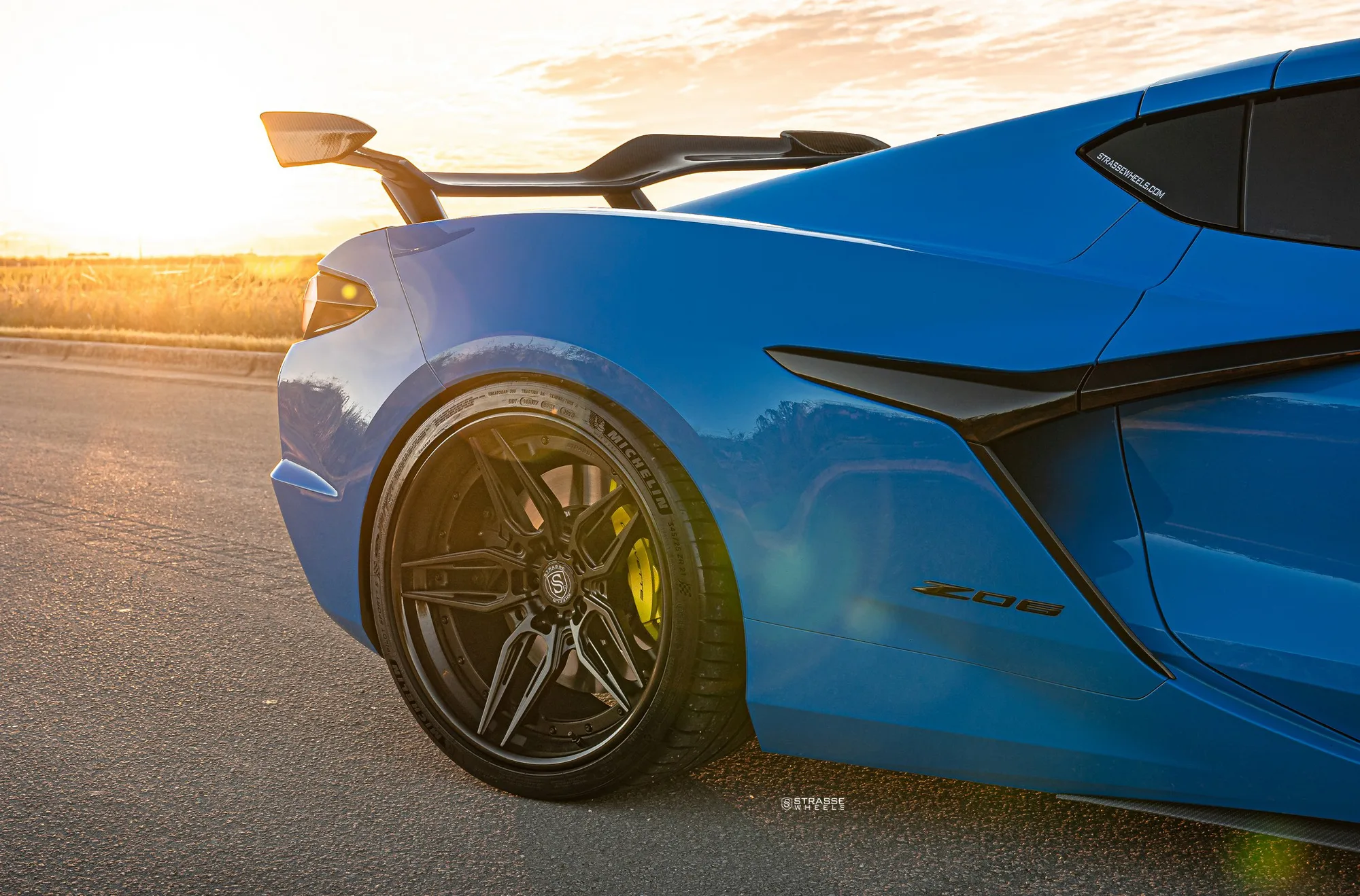 Strasse SV4-RS Deep Concave FS on Chevrolet Corvette C8, photo 7